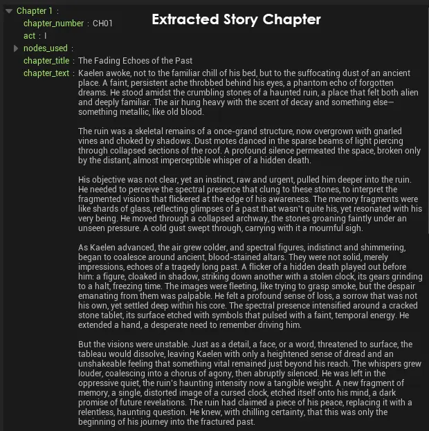 StoryGEN - UI / Preview